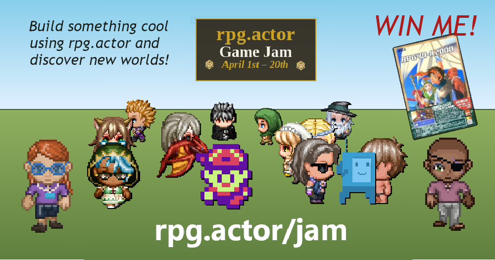 RPG Actor Game Jam 徵集創意遊戲
